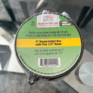 Greenfield 4" Round Outlet Box